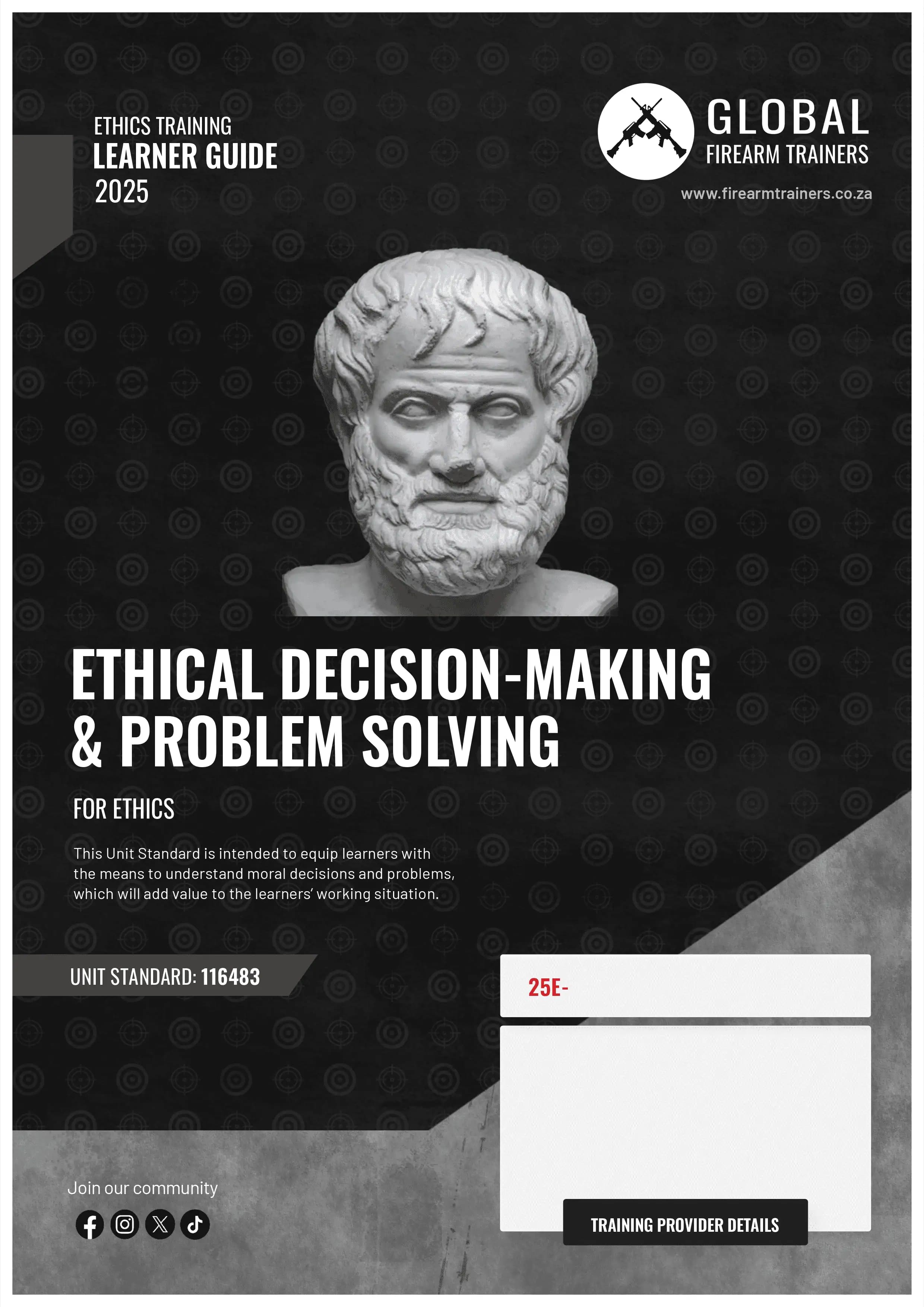 Ethical Decision-Making & Problem Solving learner guide cover